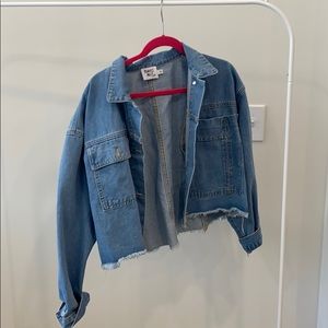 Princess Polly crop Jean jacket